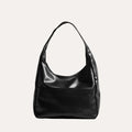 Minimalist Hobo Shoulder Bag with Laptop Compartment and Multi-Pocket Storage
